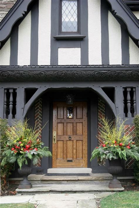 tudor style front door ideas